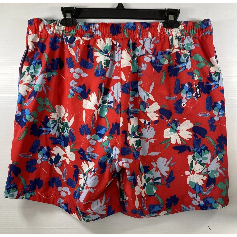 Bonobos Men’s Riviera Recycled Swim Trunks Shorts Rio Floral Printed Sz XL
